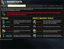 Tablet Screenshot of eve-marketdata.com